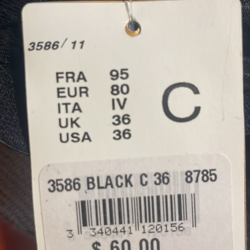 CHANTELLE BLACK BRA. Size 36 - Picture 14 of 14